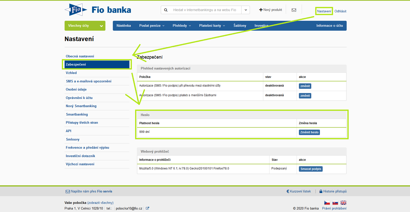 Jak se přihlásit do aplikace Fio banka?